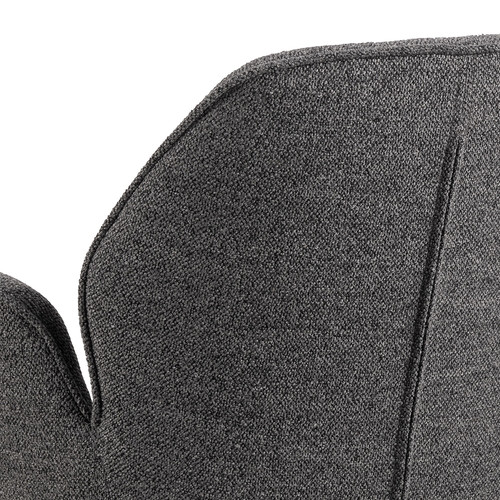 Swivel Chair with Armrests Aura, anthracite