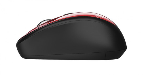 Trust Optical Wireless Mouse Yvi, red brush