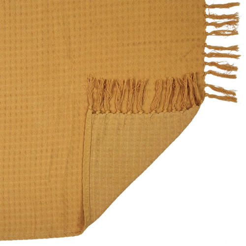 Blanket/Throw Waffle, yellow