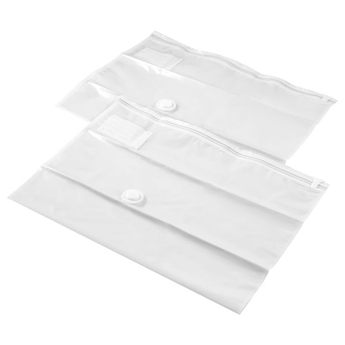 SPANTAD Vacuum-sealed bag, light grey, 67x100 cm 2 pieces