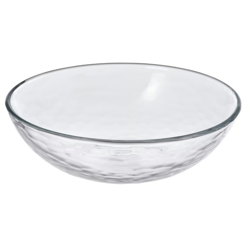 STRANDKRABBA Bowl, glass/transparent, 15 cm