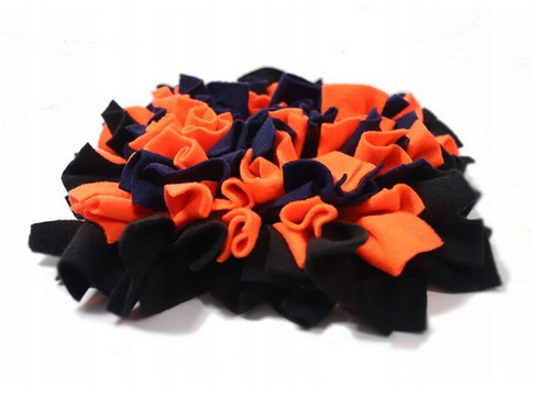 MIMIKO Pets Snuffle Mat for Dogs and Cats Medium, black, dark blue, orange