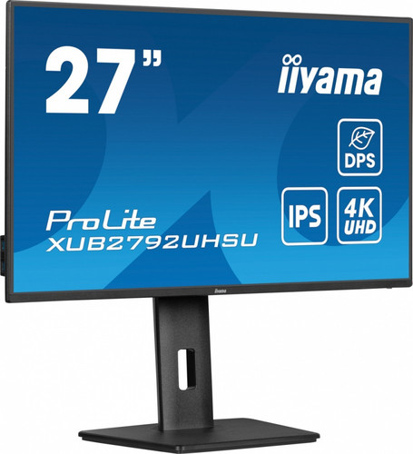 IIYAMA 27" Monitor XUB2792UHSU-B6 4K IPS DP HDMI USB-C