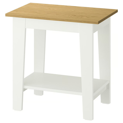 ÄMMARYD Side table, white, 59x40 cm