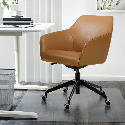 LÅNGFJÄLL/TOSSBERG Conference chair, Grann light brown/black