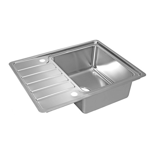 GoodHome Sink Quassia, silver