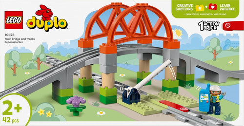 LEGO DUPLO Train Bridge and Tracks Expansion Set 10426 2+