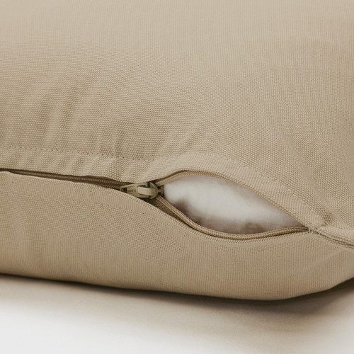 GURLI Cushion cover, beige, 40x58 cm