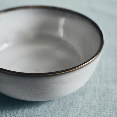 GLADELIG Bowl, grey, 14 cm