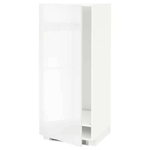 METOD High cabinet for fridge/freezer, white, Ringhult white, 60x60x140 cm