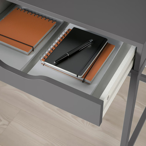 ALEX Desk, dark grey, 100x48 cm