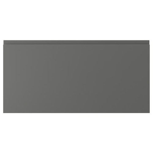 VOXTORP Drawer front, dark grey, 80x40 cm