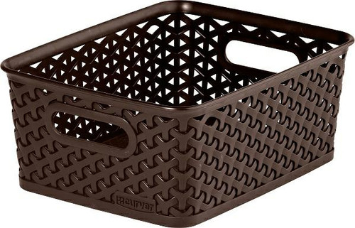 Curver Storage Basket S 4l, dark brown