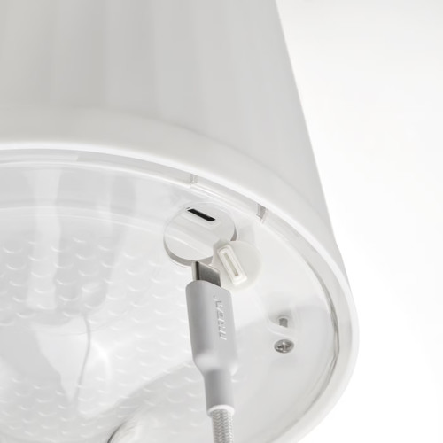 LAMPAN LED portable lamp, battery-operated adjustable colour/outdoor white, 24 cm