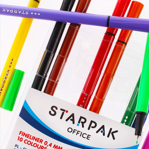 Starpak Fineliner 0.4 6 Colours