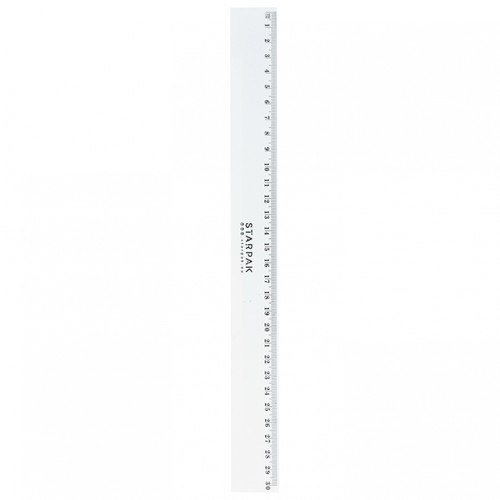 Starpak Plastic Ruler 30cm