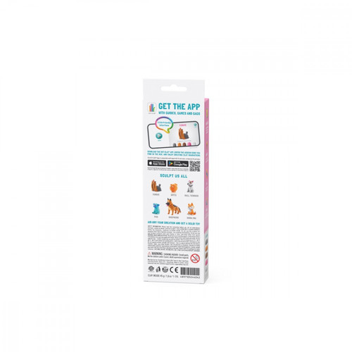 Hey Clay Air-Dry Clay Dog Story Yorkie 3+