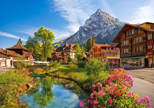 Castorland Jigsaw Puzzle Kandersteg Switzerland 500pcs 9+