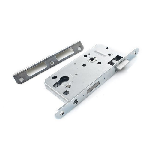 Mortise Lock Gerda 72/50, cylinder, galvanized silver