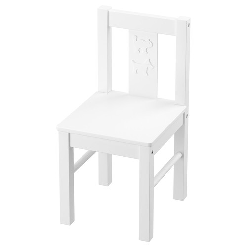 KRITTER Children's chair, white
