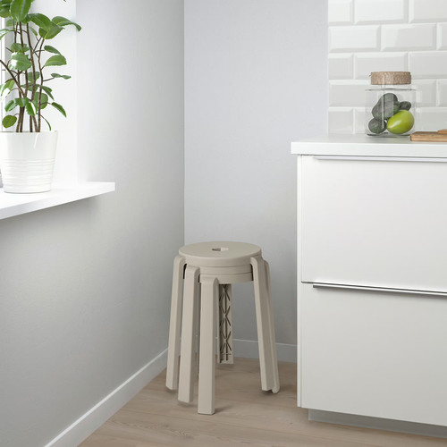 IBBARBO Stool, beige