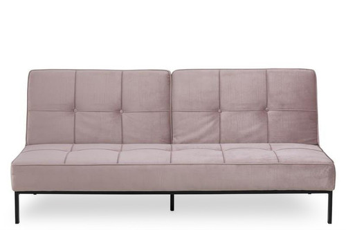 Actona Sofa-Bed Perugia, velvet, pink