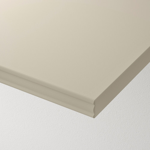 BERGSHULT / RAMSHULT Wall shelf, grey-beige, 120x30 cm