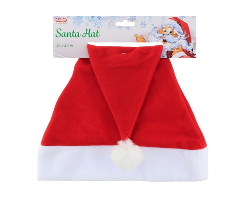 Christmas Santa Hat Lux 29x41cm