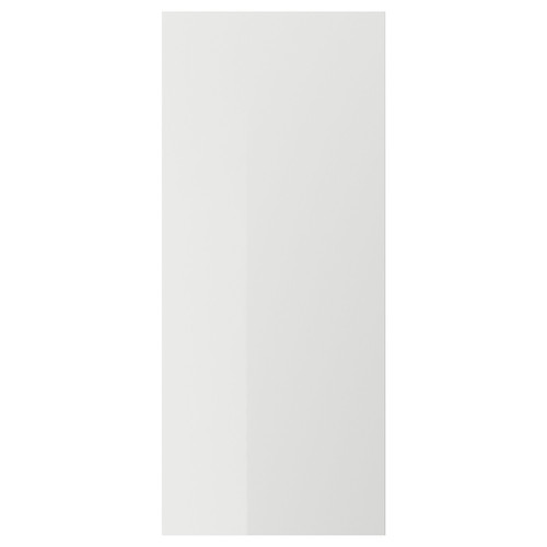 RINGHULT Door, high-gloss light grey, 60x140 cm