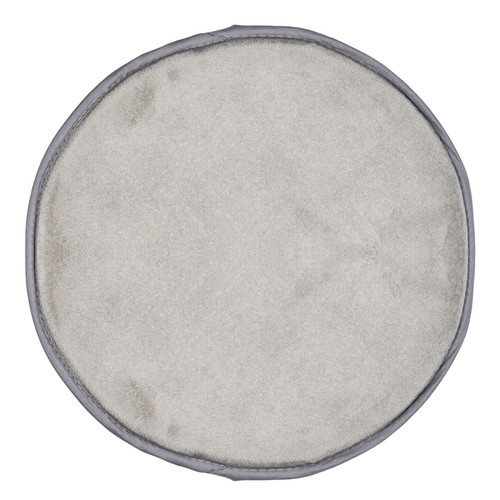 Set of 6 Chair Pads Velvet, taupe