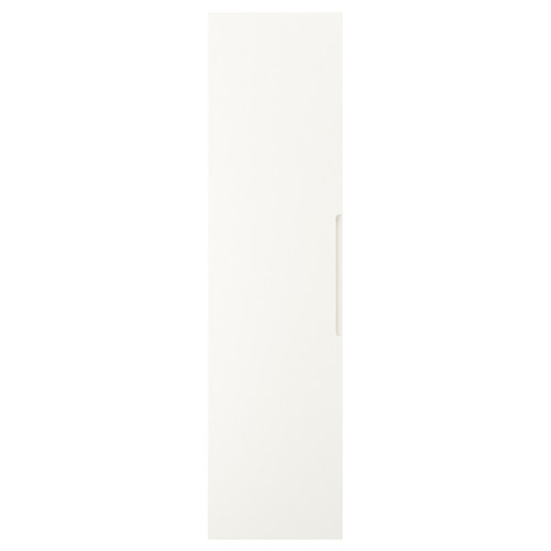 TONSTAD Door with hinges, off-white, 50x195 cm