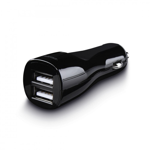 Hama Car Charger 2xUSB 12V 4.8A, black