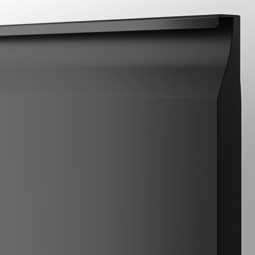 UPPLÖV 2-p door f corner base cabinet set, left-hand/matt anthracite, 25x80 cm