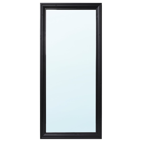 TOFTBYN Mirror, black, 75x165 cm
