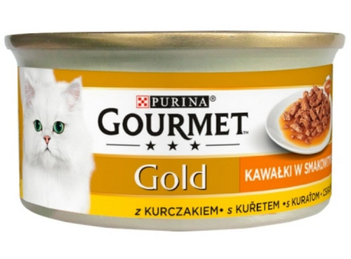 Gourmet Gold Sauce Delight Cat Food Chicken 85g