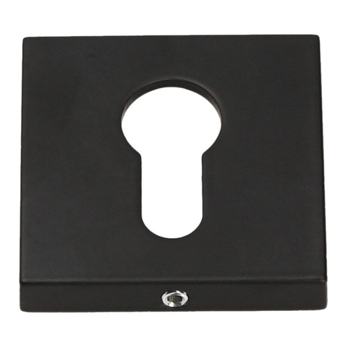 Gamet Door Escutcheon Organic, lower, square, matt black