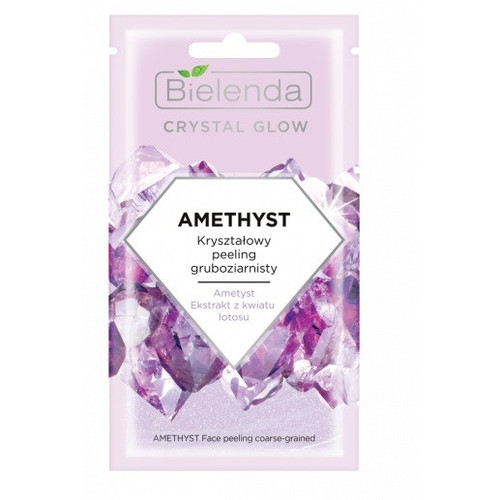 Bielenda Crystal Glow Crystal Face Scrub Amethyst 8g