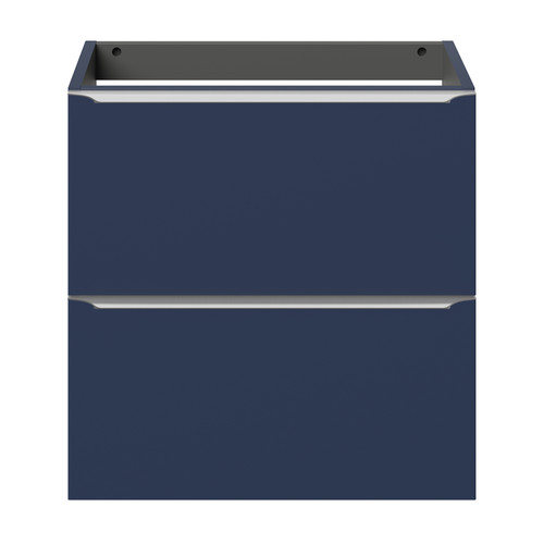 Goodhome Wall-mounted Basin Cabinet Imandra Slim 60cm, matt dark blue