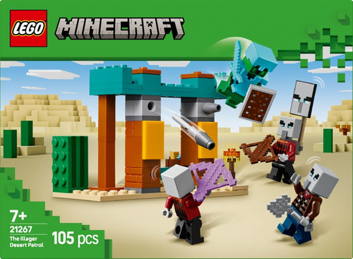 LEGO Minecraft The Illager Desert Patrol 7+