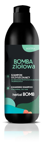 JOANNA Herbal Bomb Cleansing Shampoo for Normal & Greasy Hair 500 ml