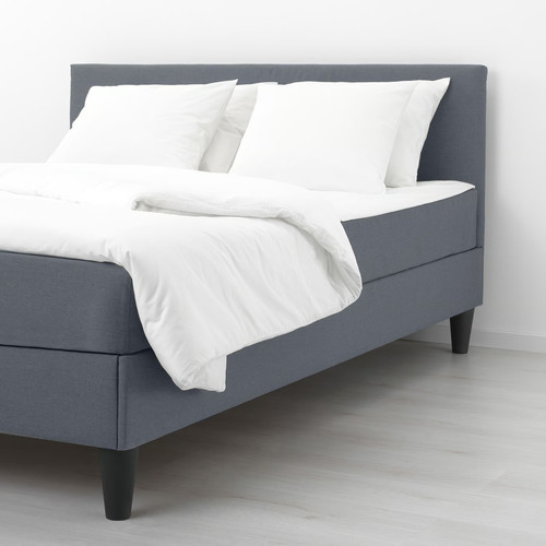 SÄBÖVIK Divan bed, firm, Vissle grey, 140x200 cm