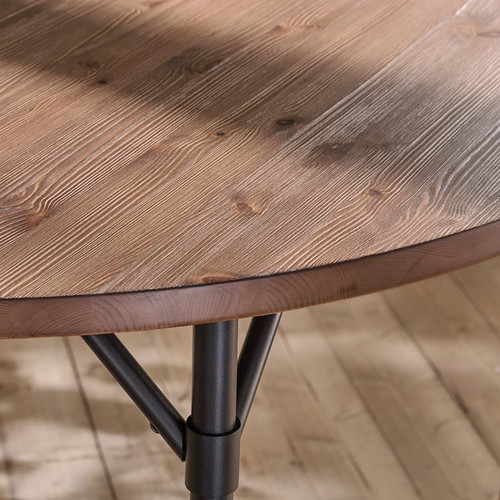 GRÖTÅN/GRÖTÅN Table and 2 chairs, pine brown stained/Tibbleby dark beige, 80 cm