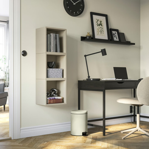EKET Wall-mounted cabinet combination, beige, 70x25x105 cm