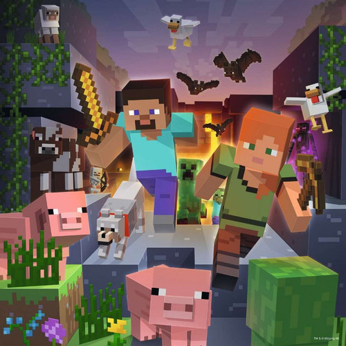 Ravensburger Children's Puzzle Minecraft 3x49 5+