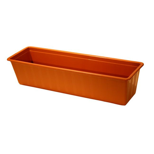 Balcony Plant Pot Box Agro 50 cm, terracotta