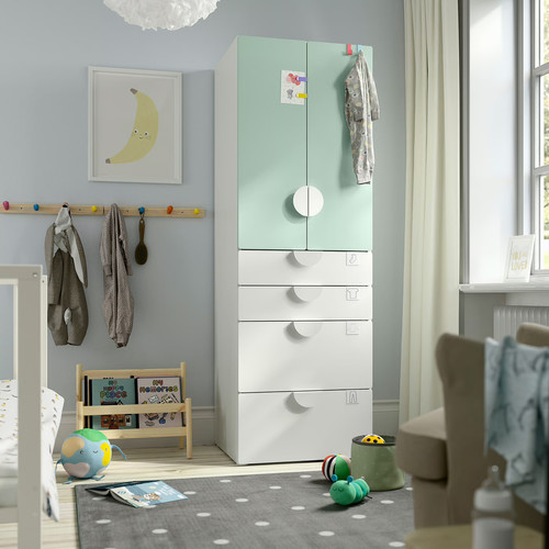 SMÅSTAD / PLATSA Wardrobe, 60x57x181 cm