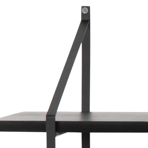 Wall Shelf Combination Belfast 2, grey/black