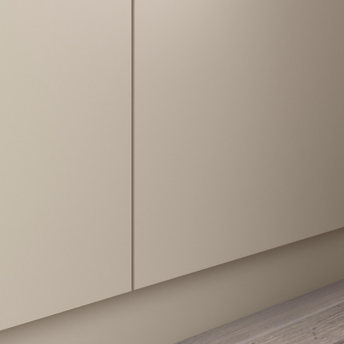 PAX / FORSAND Wardrobe combination, beige dark grey/beige, 250x60x236 cm