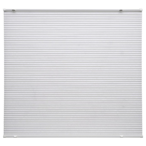 HORNVALLMO Pleated blind, white/top-down bottom-up, 100x130 cm