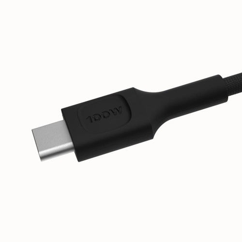 GREEN CELL Cable USB-C-USB-C PowerStream 100W, braid 1.2m, black